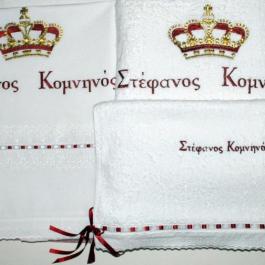 Κεντητές πετσέτες και λαδόπανα